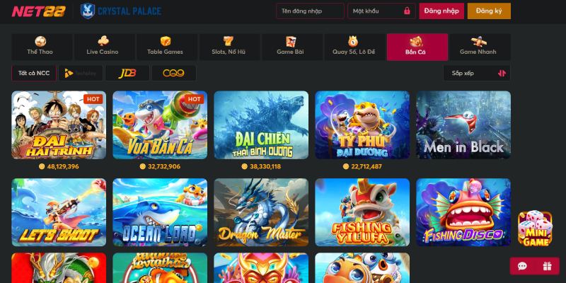 Các loại game bắn cá ở Net88 được yêu thích nhờ danh tiếng nhà cái